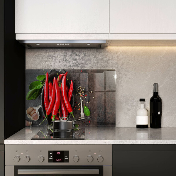 Spisskyddsplatta elegant Röd chilipeppar