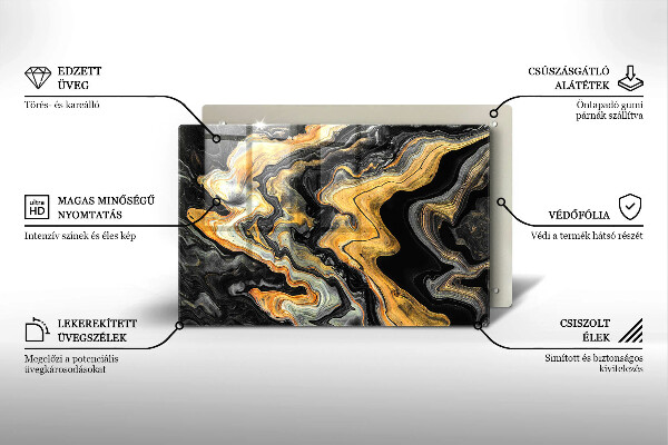 Kokkärlskydd elegant Abstrakt struktur