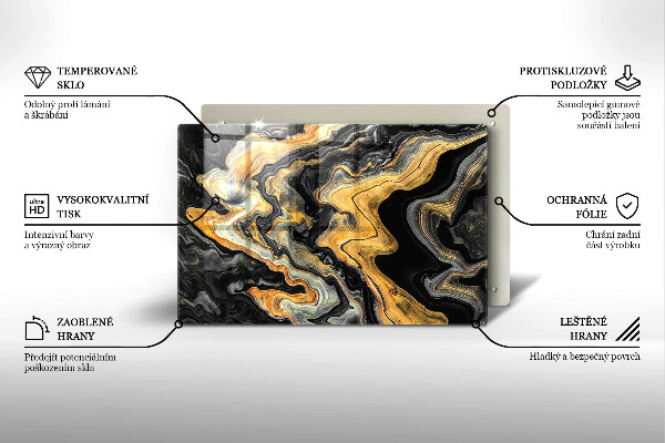 Kokkärlskydd elegant Abstrakt struktur