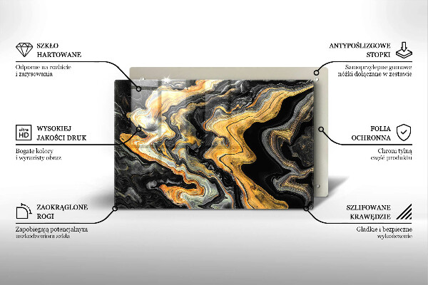 Kokkärlskydd elegant Abstrakt struktur