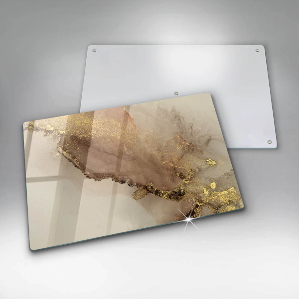 Kokkärlskydd elegant Guld abstraktion