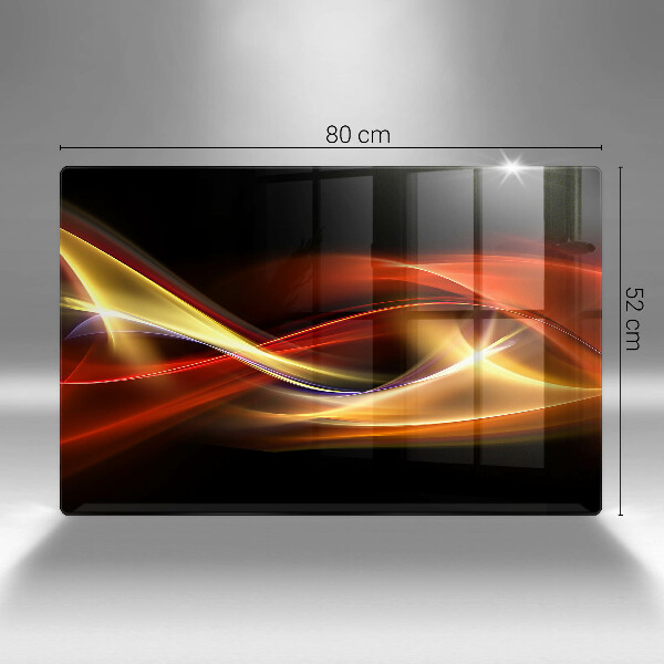 Spisskyddsplatta elegant Abstrakt rök och ljus