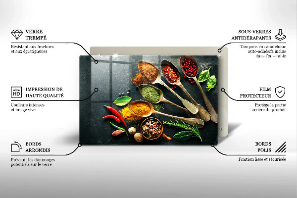 Kokkärlskydd elegant Köksskedar av kryddor