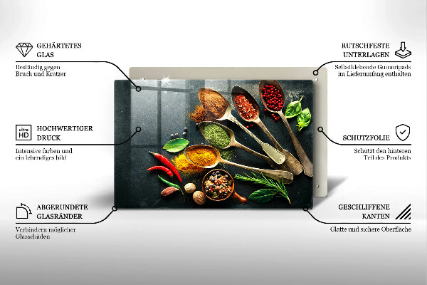 Kokkärlskydd elegant Köksskedar av kryddor