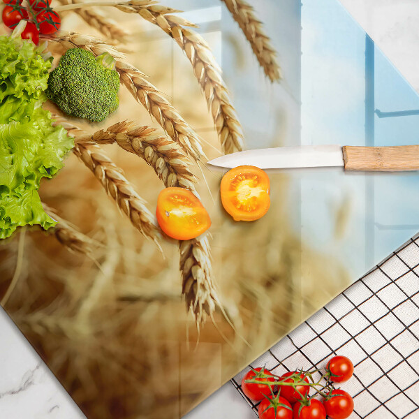 Kokkärlskydd elegant Öron av spannmål i fältet