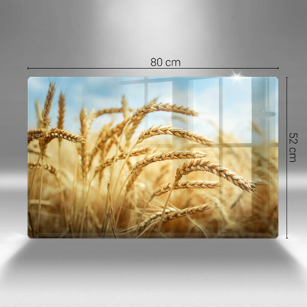 Kokkärlskydd elegant Öron av spannmål i fältet