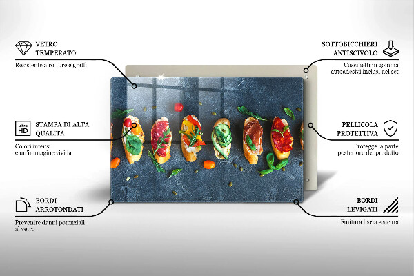 Kokkärlskydd elegant Färgglada smörgåsar
