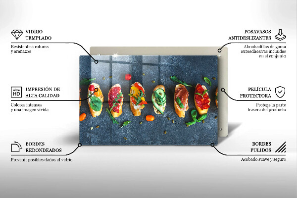 Kokkärlskydd elegant Färgglada smörgåsar