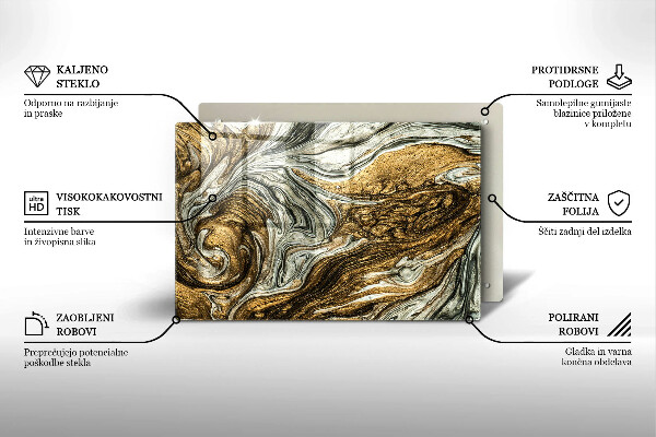Skydd för induktionsspis elegant Rik abstraktion
