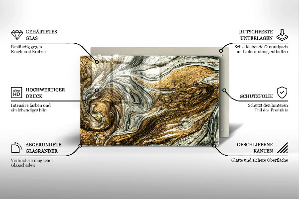 Skydd för induktionsspis elegant Rik abstraktion