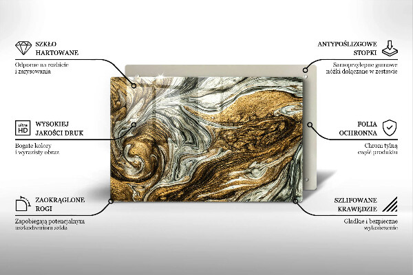 Skydd för induktionsspis elegant Rik abstraktion