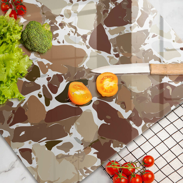 Skydd för induktionsspis elegant Sten dekorativa fläckar