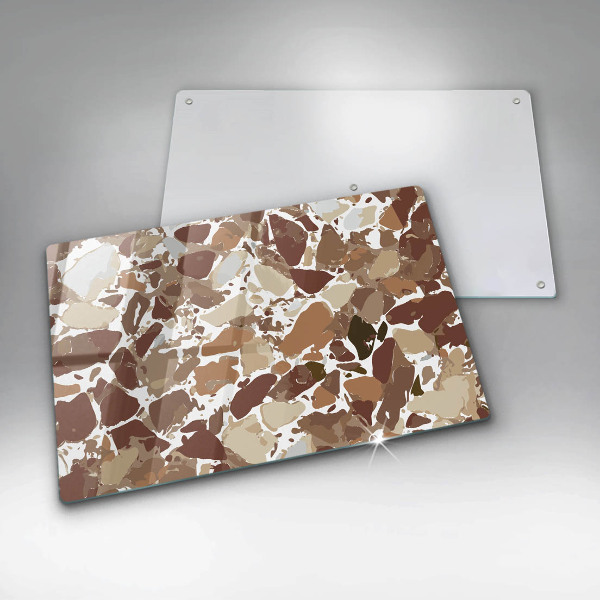 Skydd för induktionsspis elegant Sten dekorativa fläckar