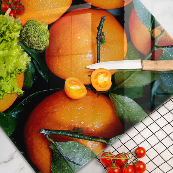 Skydd för induktionsspis elegant Orange frukt