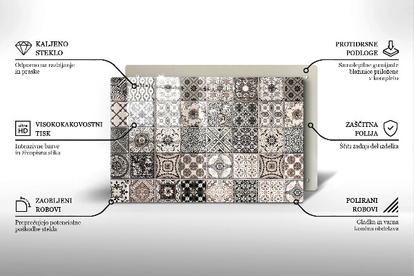 Spisskyddsplatta elegant Dekorativa plattor