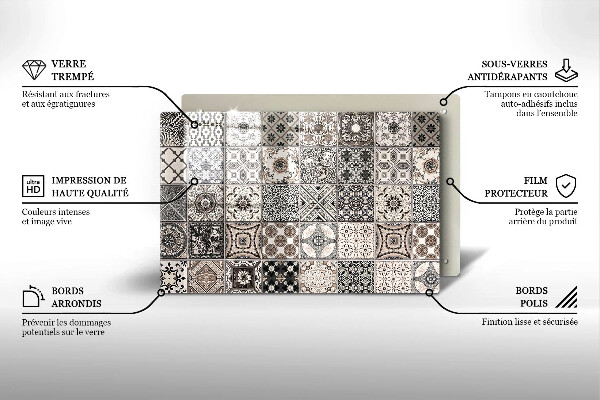 Spisskyddsplatta elegant Dekorativa plattor