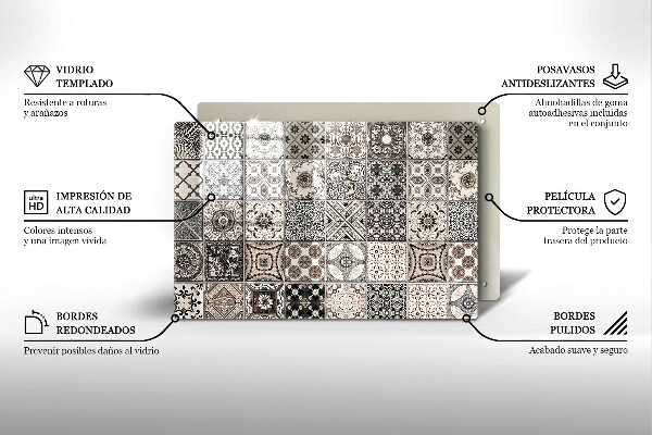 Spisskyddsplatta elegant Dekorativa plattor