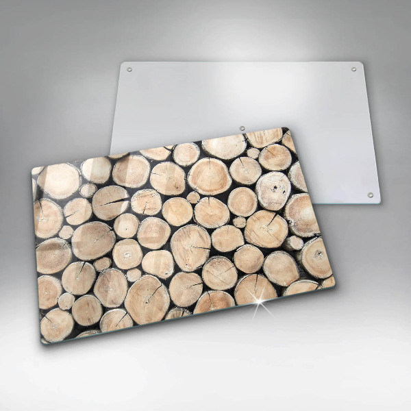 Spisskyddsplatta elegant Trästammar