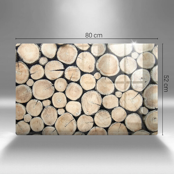 Spisskyddsplatta elegant Trästammar