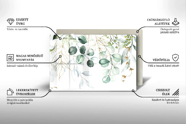 Kokkärlskydd elegant Målade växter