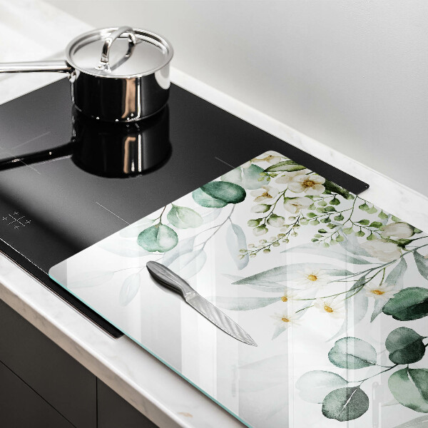 Kokkärlskydd elegant Akvarellväxter