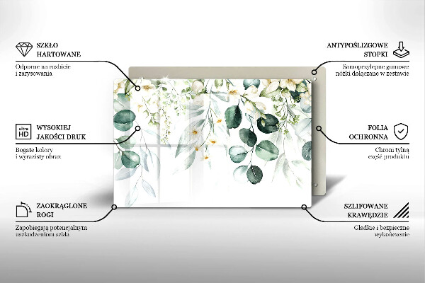 Kokkärlskydd elegant Akvarellväxter