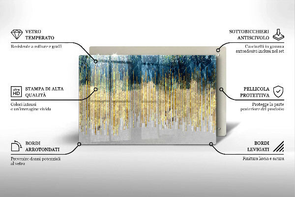 Kokkärlskydd elegant Designer abstraktion