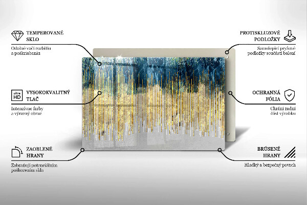 Kokkärlskydd elegant Designer abstraktion