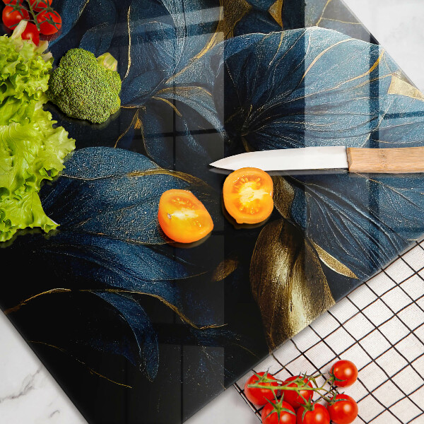 Kokkärlskydd elegant Dekorativa blad med guld