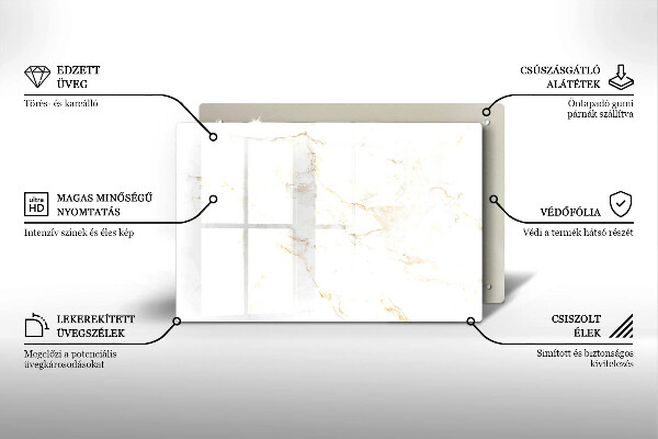 Kokkärlskydd elegant Elegant marmorsten