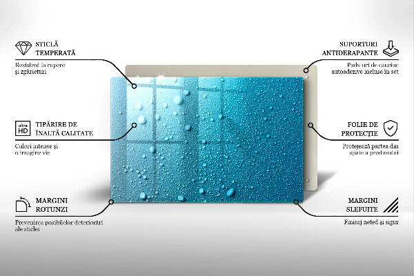Kokkärlskydd elegant Vattendroppar