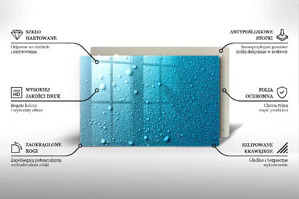 Kokkärlskydd elegant Vattendroppar
