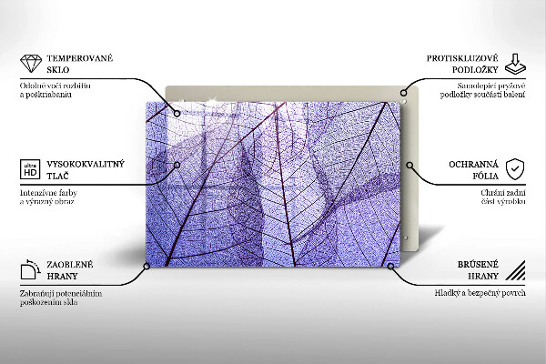 Kokkärlskydd elegant Blad med ådror