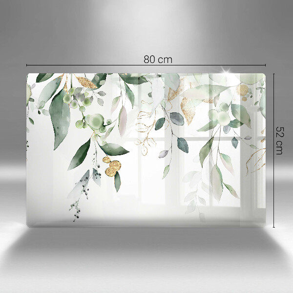 Kokkärlskydd elegant Akvarell blad