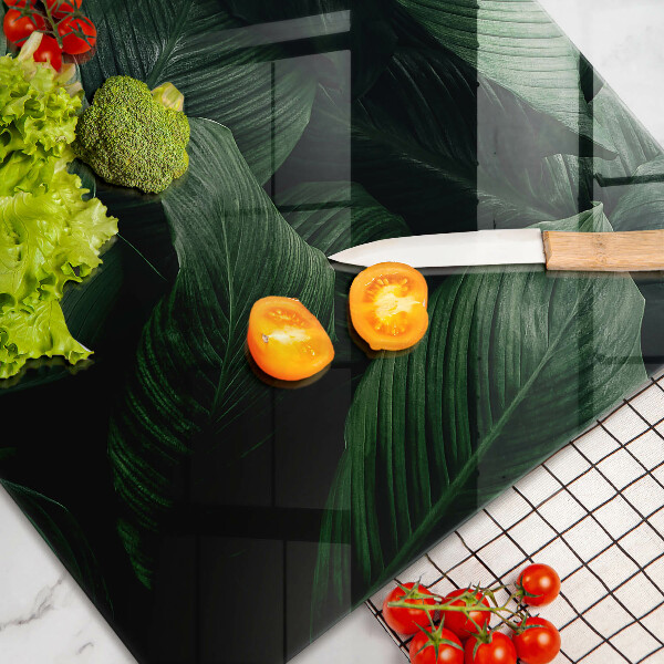 Kokkärlskydd elegant Mörka löv