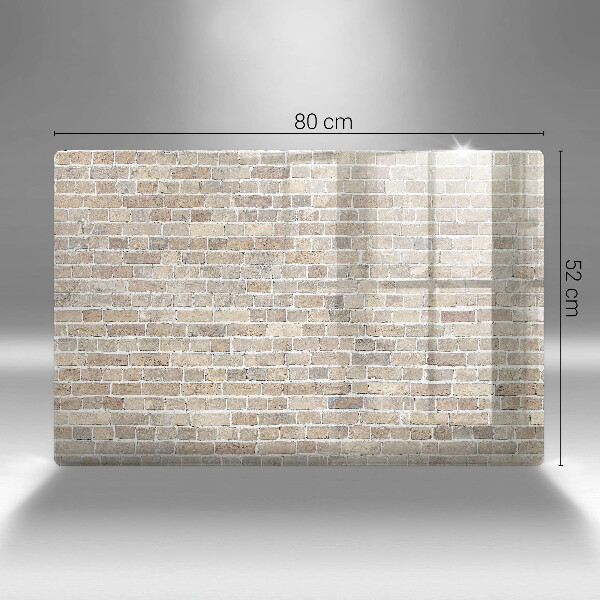 Kokkärlskydd elegant Ljus tegelvägg