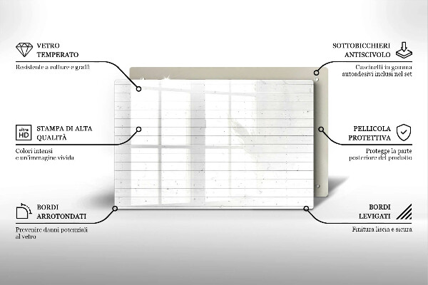 Kokkärlskydd elegant Moderna ljusa brädor