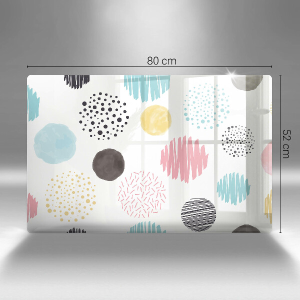 Kokkärlskydd elegant Målade former