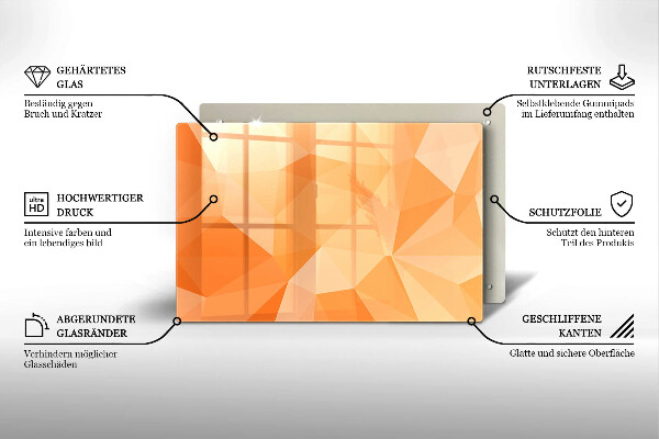 Kokkärlskydd elegant Geometrisk bakgrund