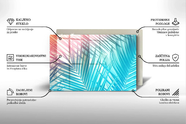 Glashällskydd elegant Pastellblad