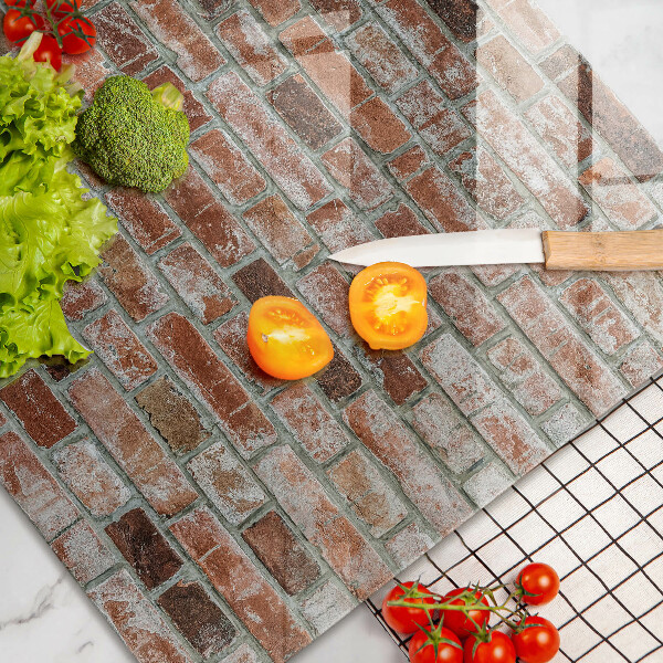 Glashällskydd elegant Gammal tegelvägg