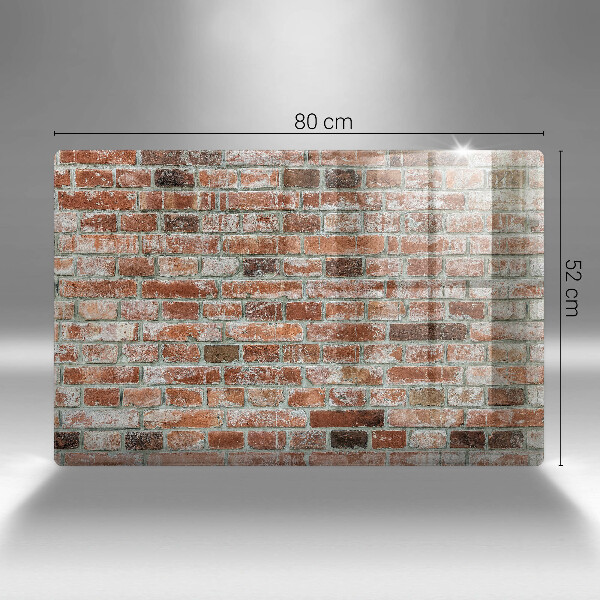 Glashällskydd elegant Gammal tegelvägg