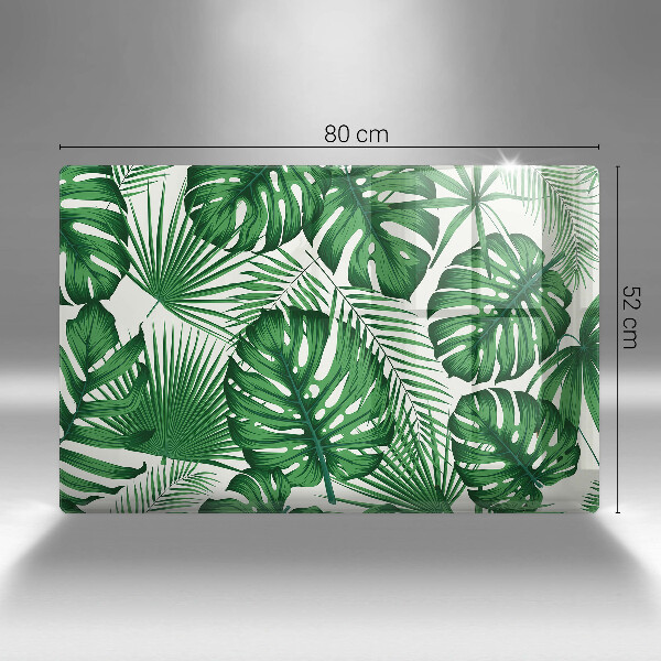 Glashällskydd elegant Monstera lämnar