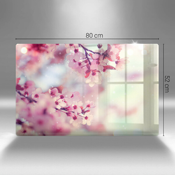 Spisskyddsplatta elegant Naturen äppelblommor