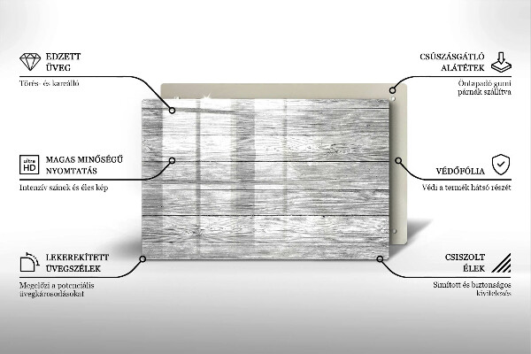 Spisskyddsplatta elegant Gamla träskivor