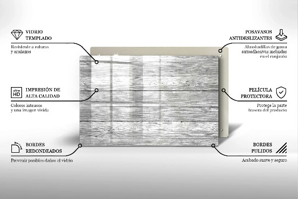 Spisskyddsplatta elegant Gamla träskivor