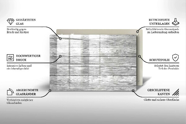 Spisskyddsplatta elegant Gamla träskivor