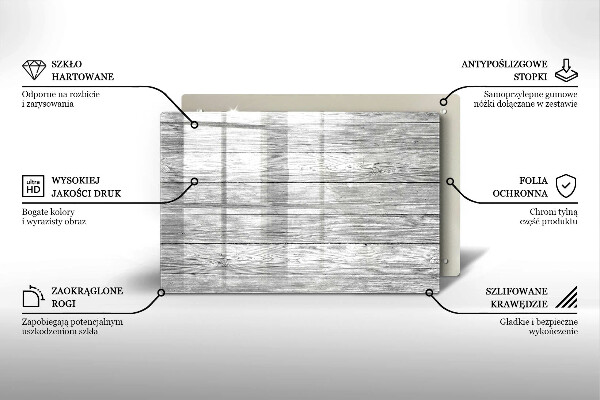 Spisskyddsplatta elegant Gamla träskivor