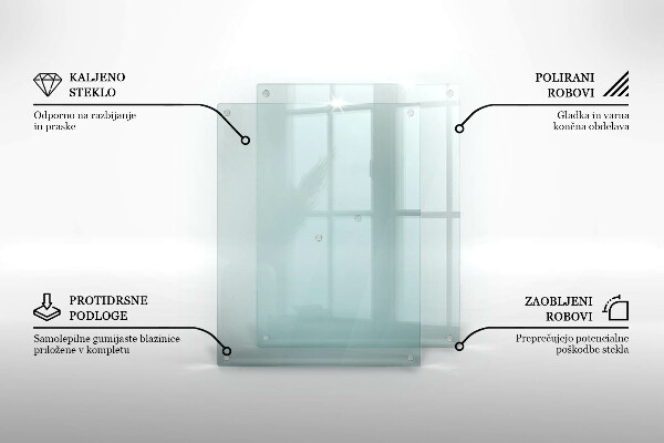 Skydd för spis transparent 2x40x52 cm