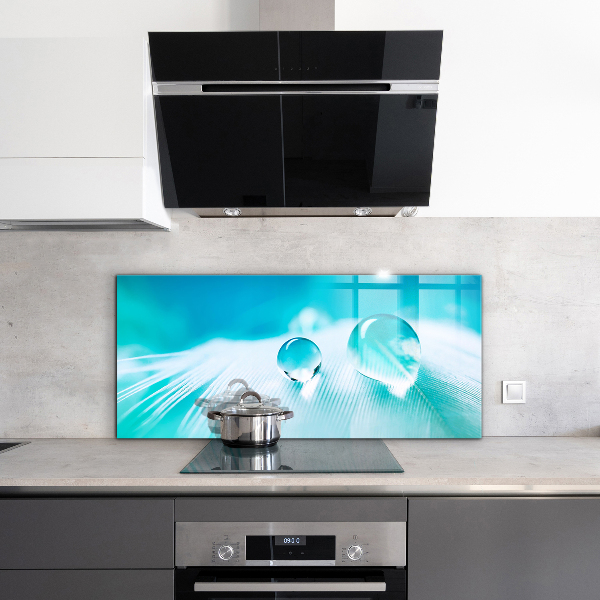 Stänkskydd kök Dagg på ömtålig fjäder